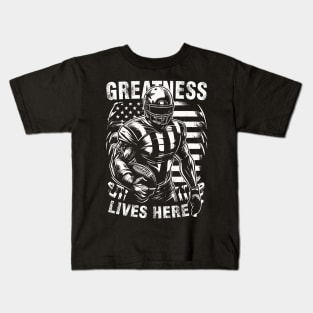 Greatness Lives Here Kids T-Shirt